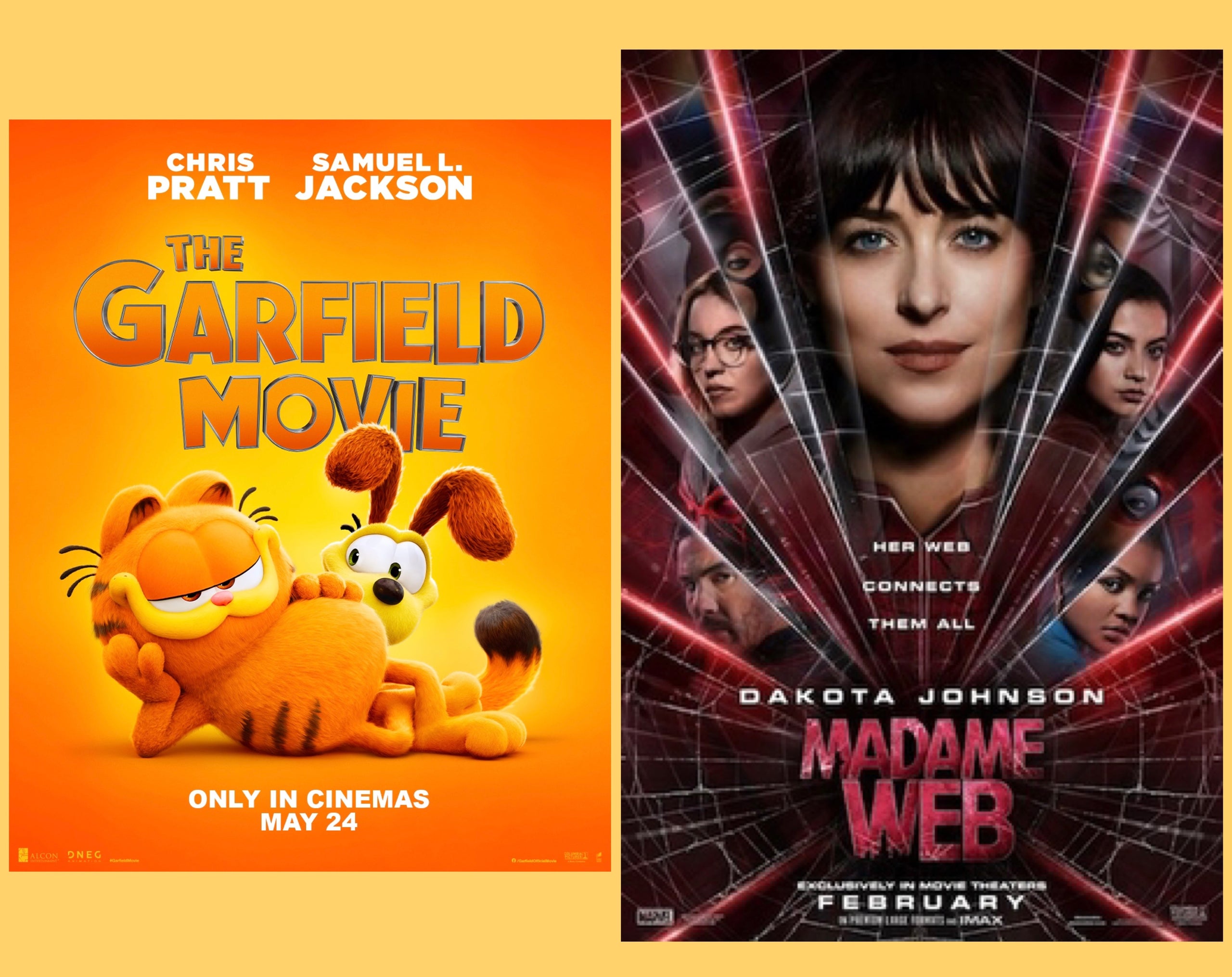 May 31 The Garfield Movie / Madame Web Shoebox DriveIn
